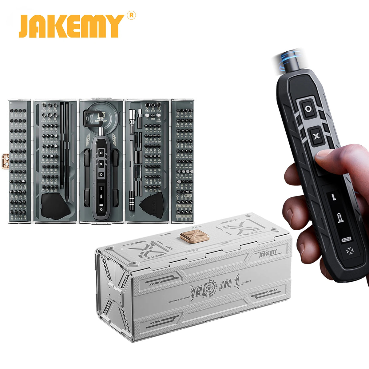 Jakemy 180 In 1 Precision Magnetic Screwdriver Kit For Electronics