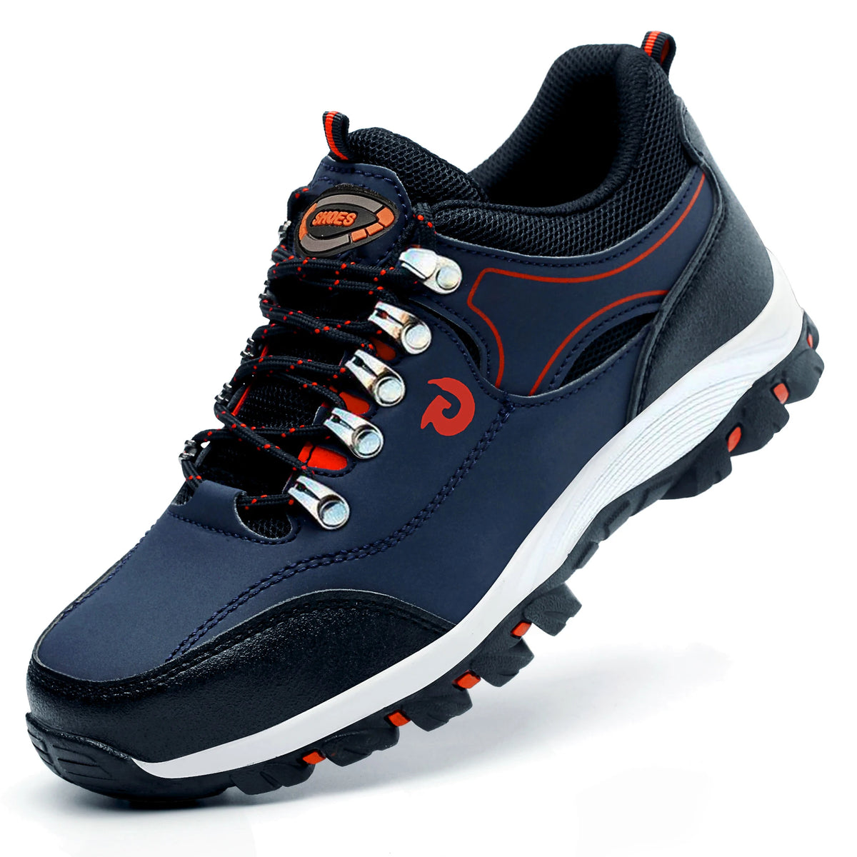 Manlegu Men Steel Toe Safety Work Boots Anti Puncture Breathable Upper