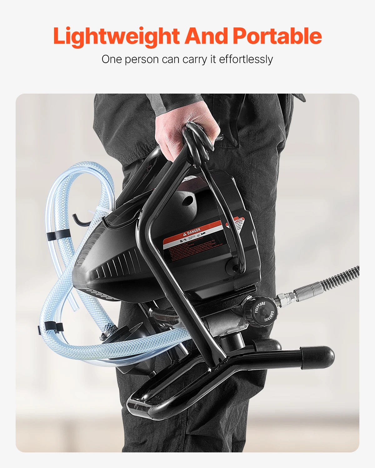 SucceBuy 650W Electric Airless Paint Sprayer Stand Model