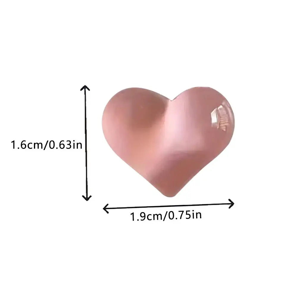 Heart Shaped Resin Refrigerator Magnets For Kitchen And Office
