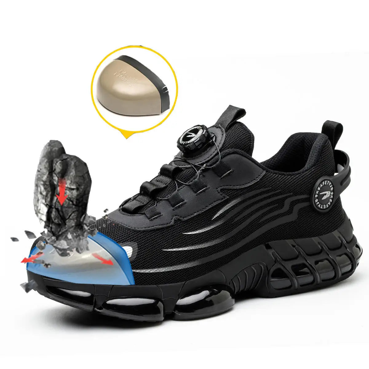 Puncture Resistant Breathable Safety Work Shoes For Men Women