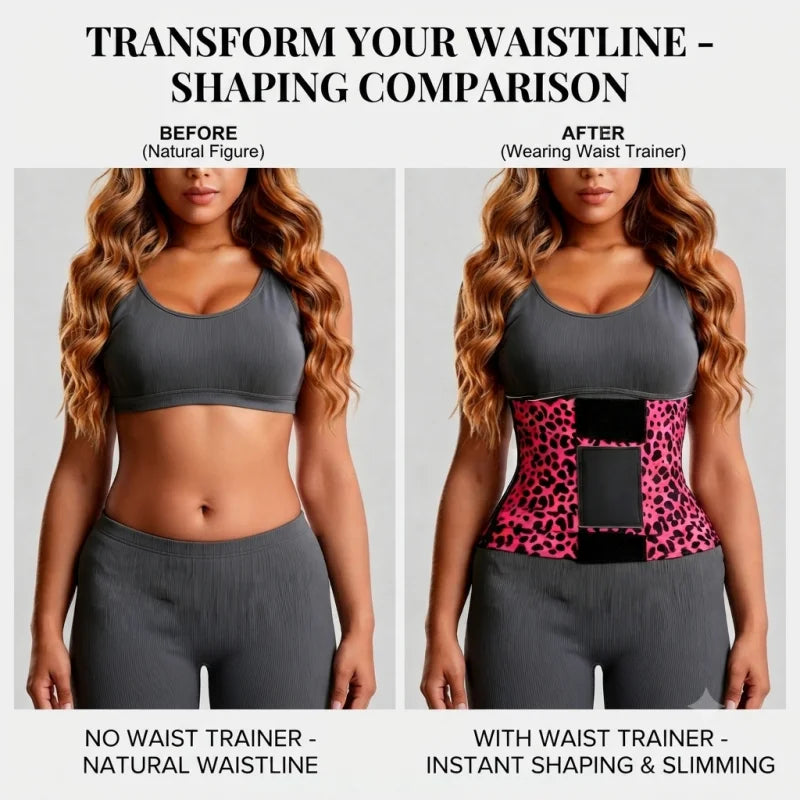 Womens Triple Wrap Waist Cincher With Adjustable Velcro Belt
