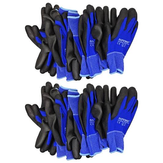 CE EN388 Certified Nylon Lined PU Coated Work Gloves