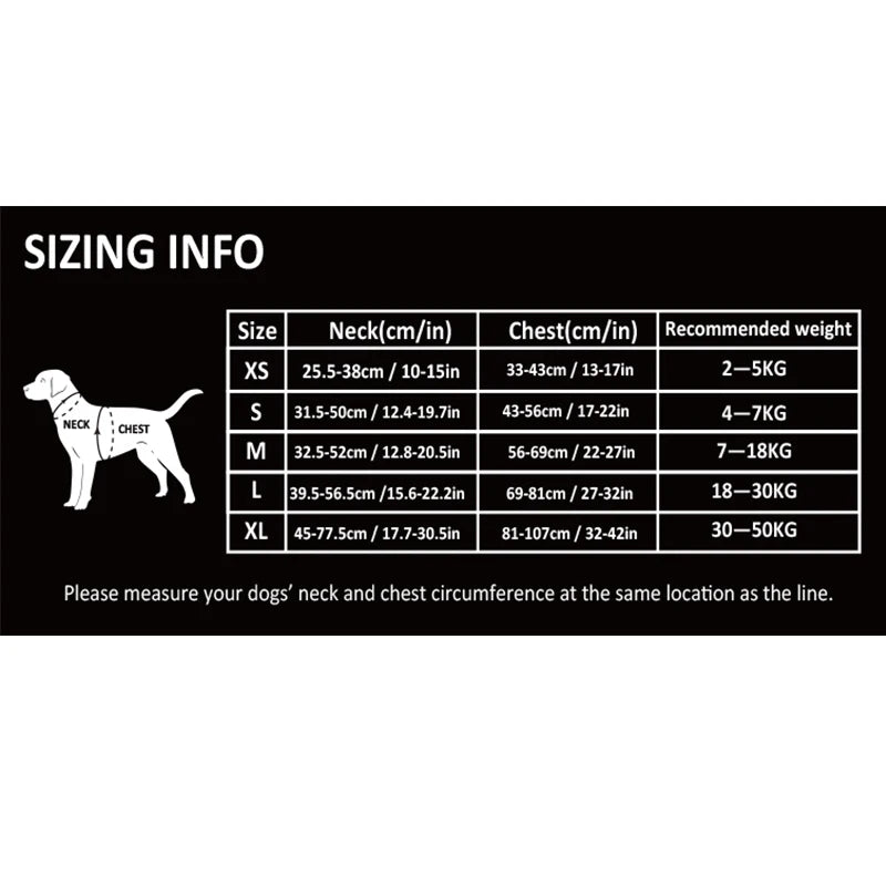 TrueLove Reflective Nylon Adjustable No Pull Dog Harness
