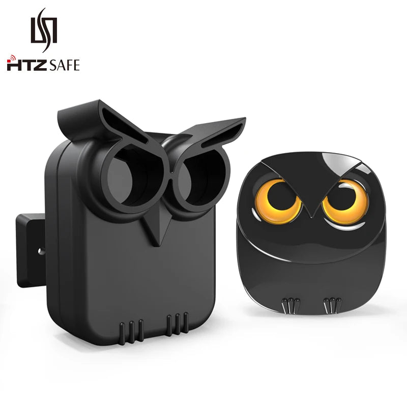 HTZSAFE Wireless Outdoor Driveway Security Alarm With PIR Motion Detector