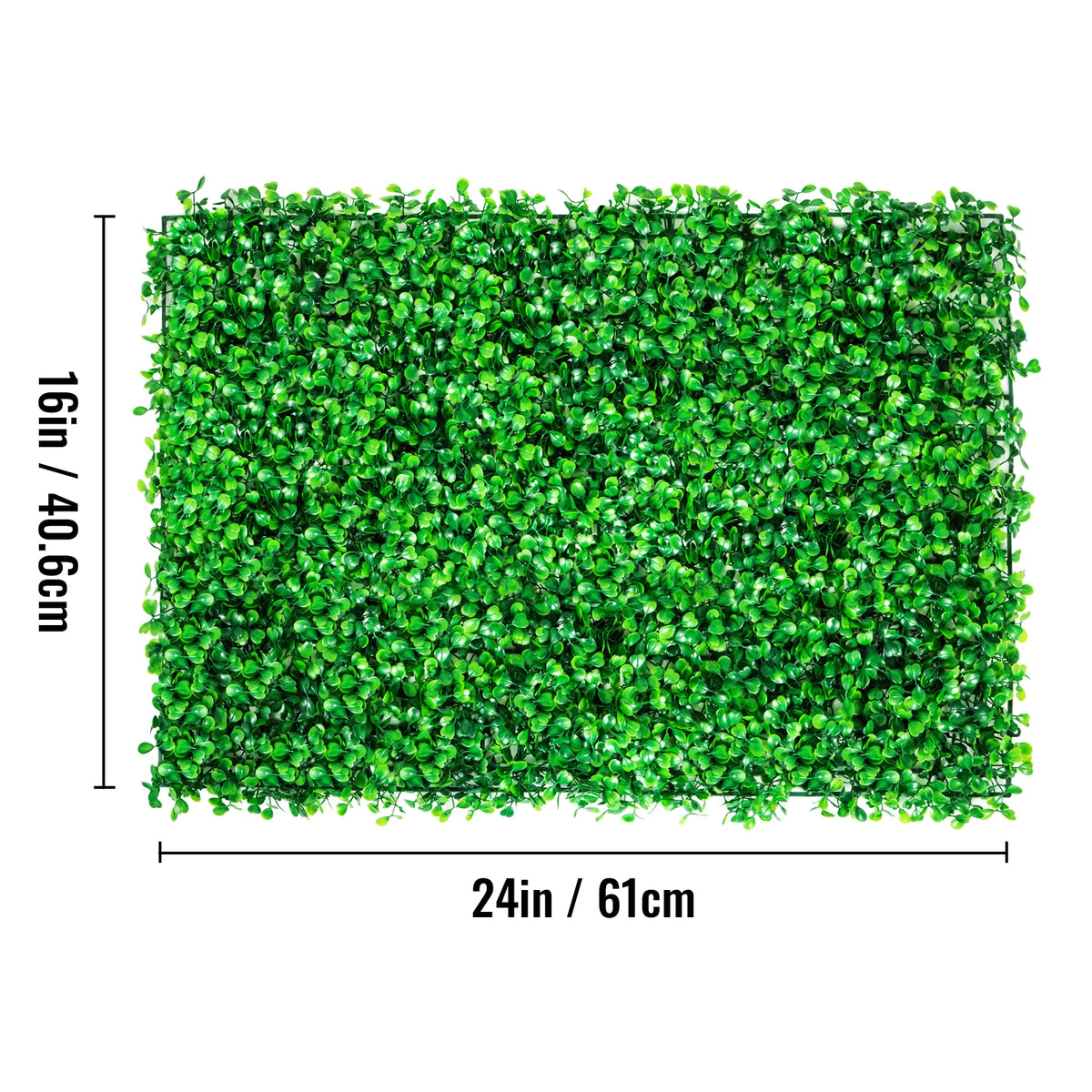 SucceBuy Artificial Boxwood Hedge Wall Panels Fake Grass Backdrop