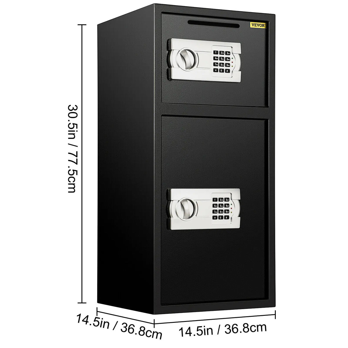 SucceBuy Digital Steel Safe Deposit Box Electronic Lock Hidden Storage