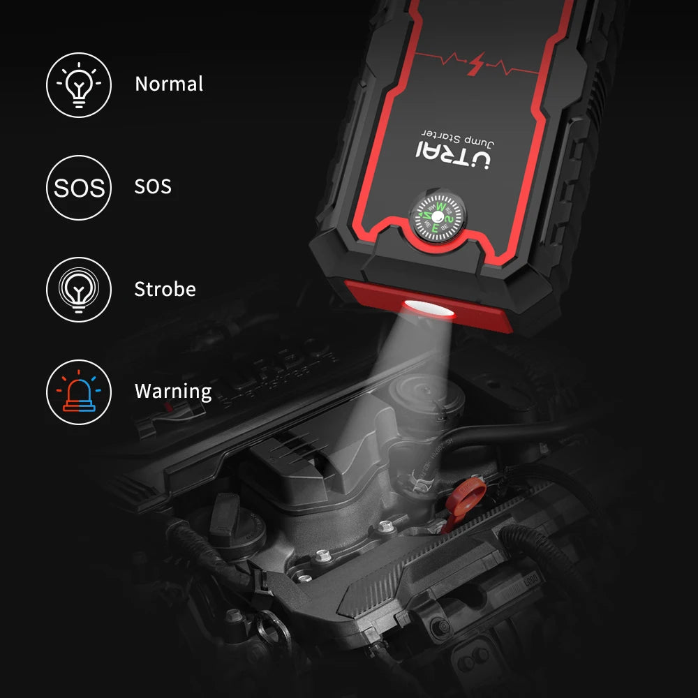 Utrai 2000A Peak Current Car Jump Starter Portable Power Bank