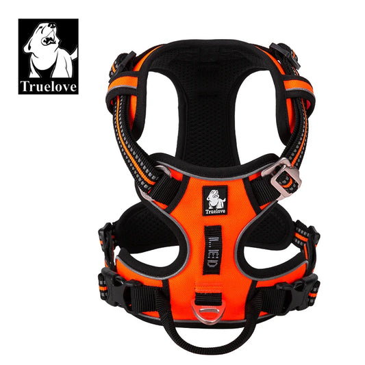 TrueLove Reflective Nylon Adjustable No Pull Dog Harness