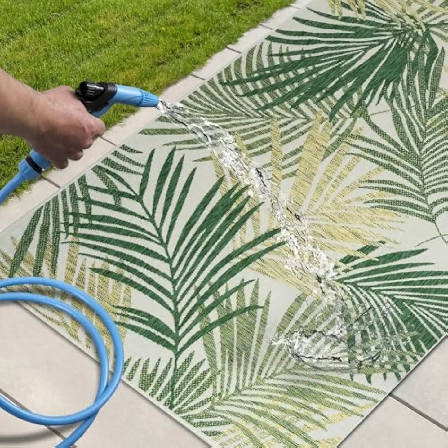 ViKama Modern Non Slip Outdoor Area Rug