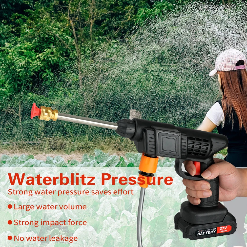 Cordless High Pressure Car Spray Gun With Foam Cannon