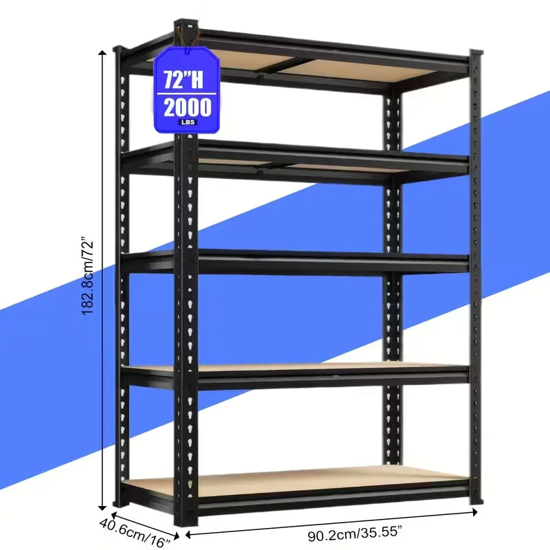 Heavy Duty Adjustable Industrial Storage Metal Shelf Rack Organizer