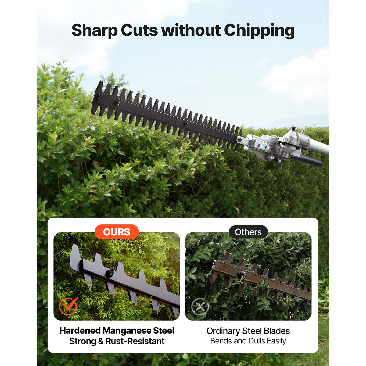 SucceBuy Gas Hedge Trimmer And Multifunction Brush Cutter