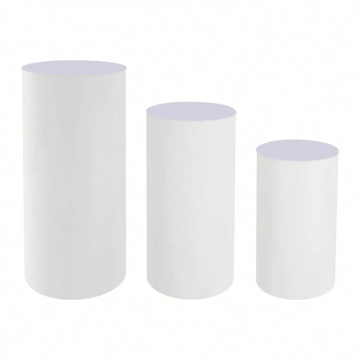 Cylinder Pedestal Display Stands Plinth Pillars For Wedding Decor