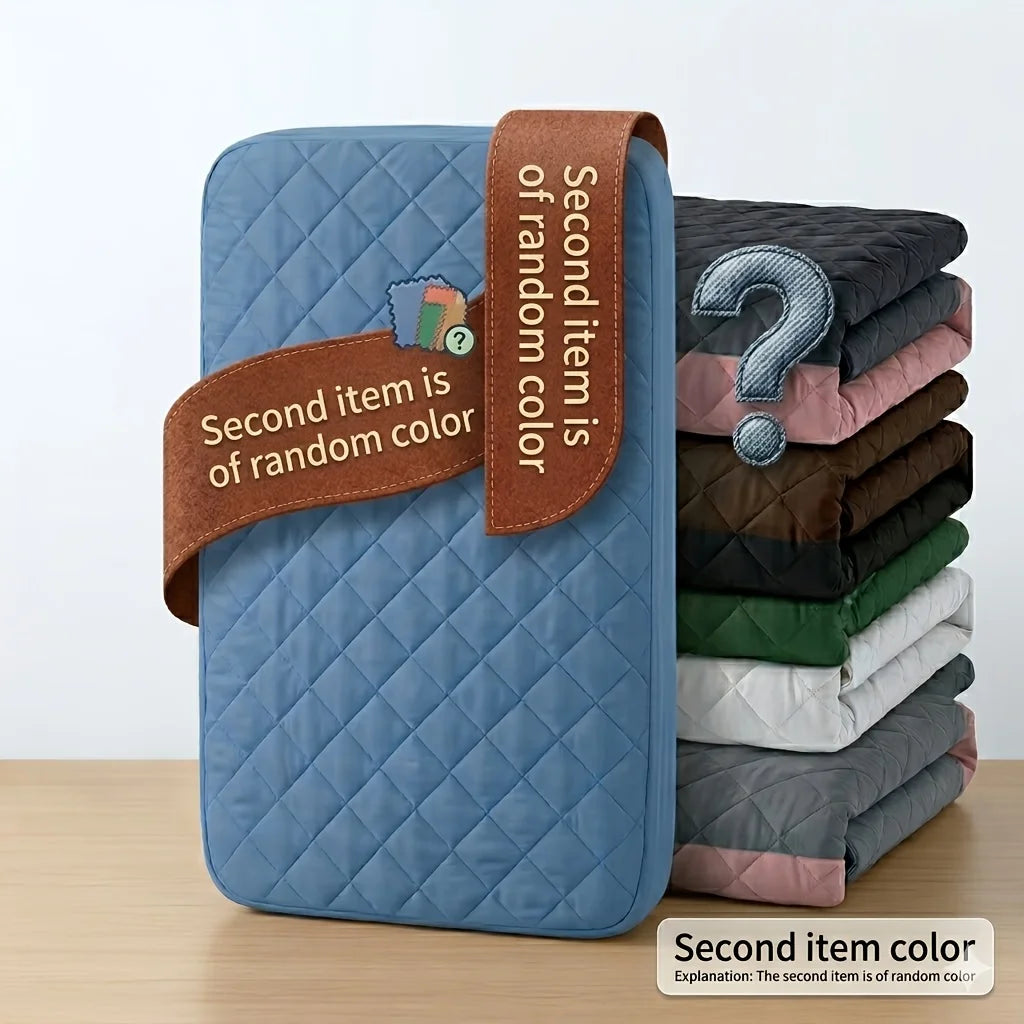 Quilted Waterproof Mattress Cover Bamboo Fiber Stain Resistant Protector