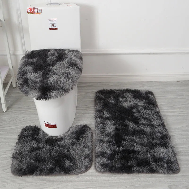 Bathroom Anti-Slip Acrylic Shower Mat Floor Rug With Pvc Backing