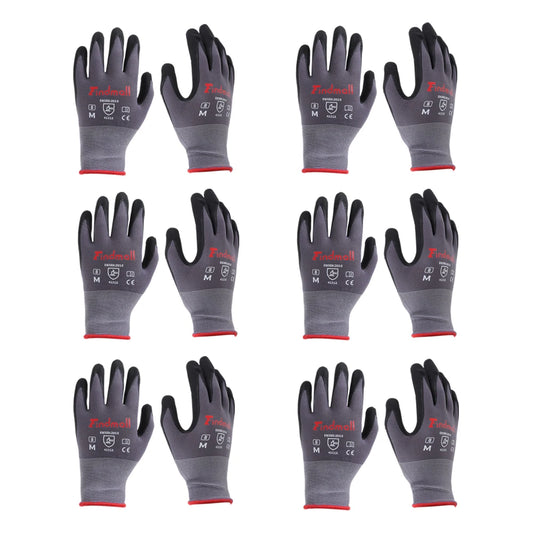 Heavy Duty Nitrile Coated Work Gloves For Mechanics And Warehouses