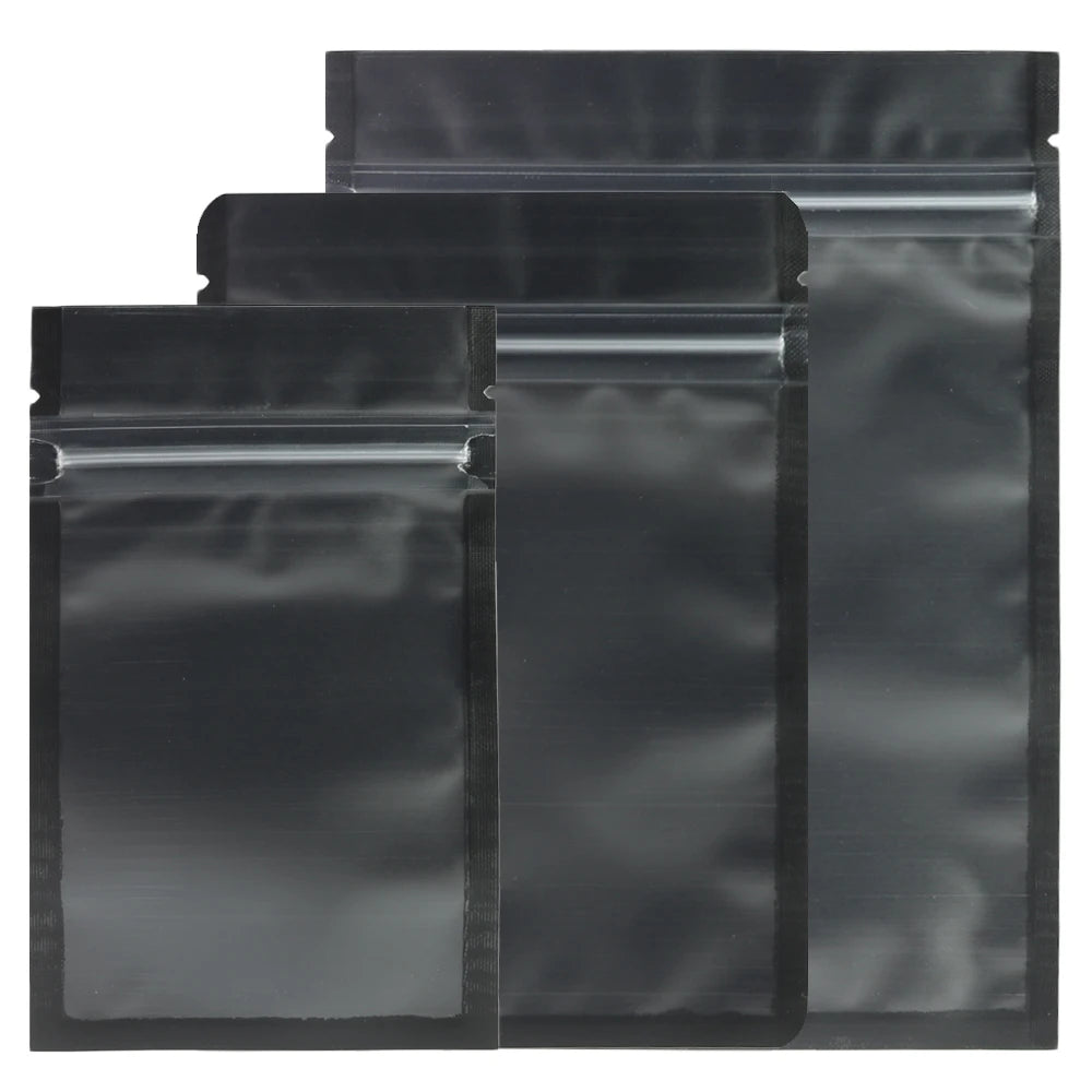 VoluPack Resealable Zip Lock Plastic Pouch With Frosted Window