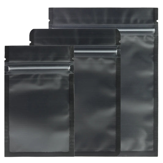 VoluPack Resealable Zip Lock Plastic Pouch With Frosted Window