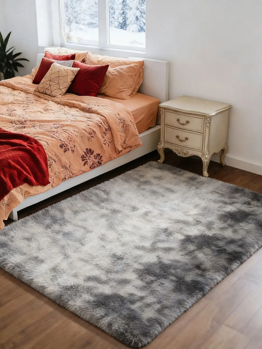 Ultra Soft Shag Area Rug For Bedroom And Living Room Decor