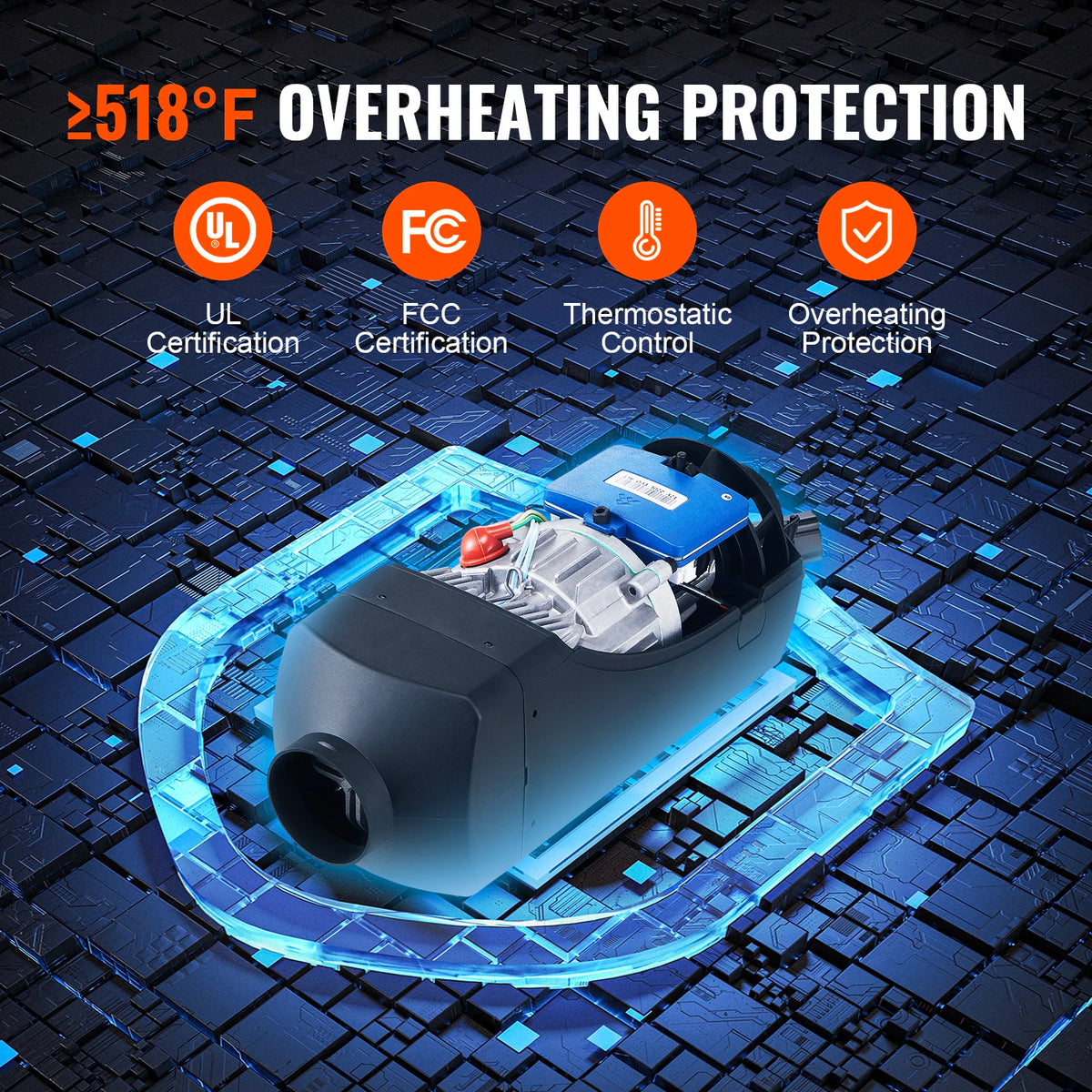 SucceBuy Bluetooth Diesel Air Heater With App Control