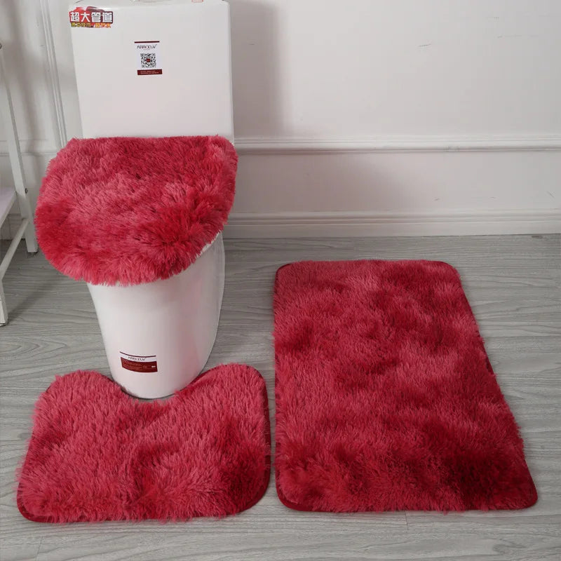Bathroom Anti-Slip Acrylic Shower Mat Floor Rug With Pvc Backing
