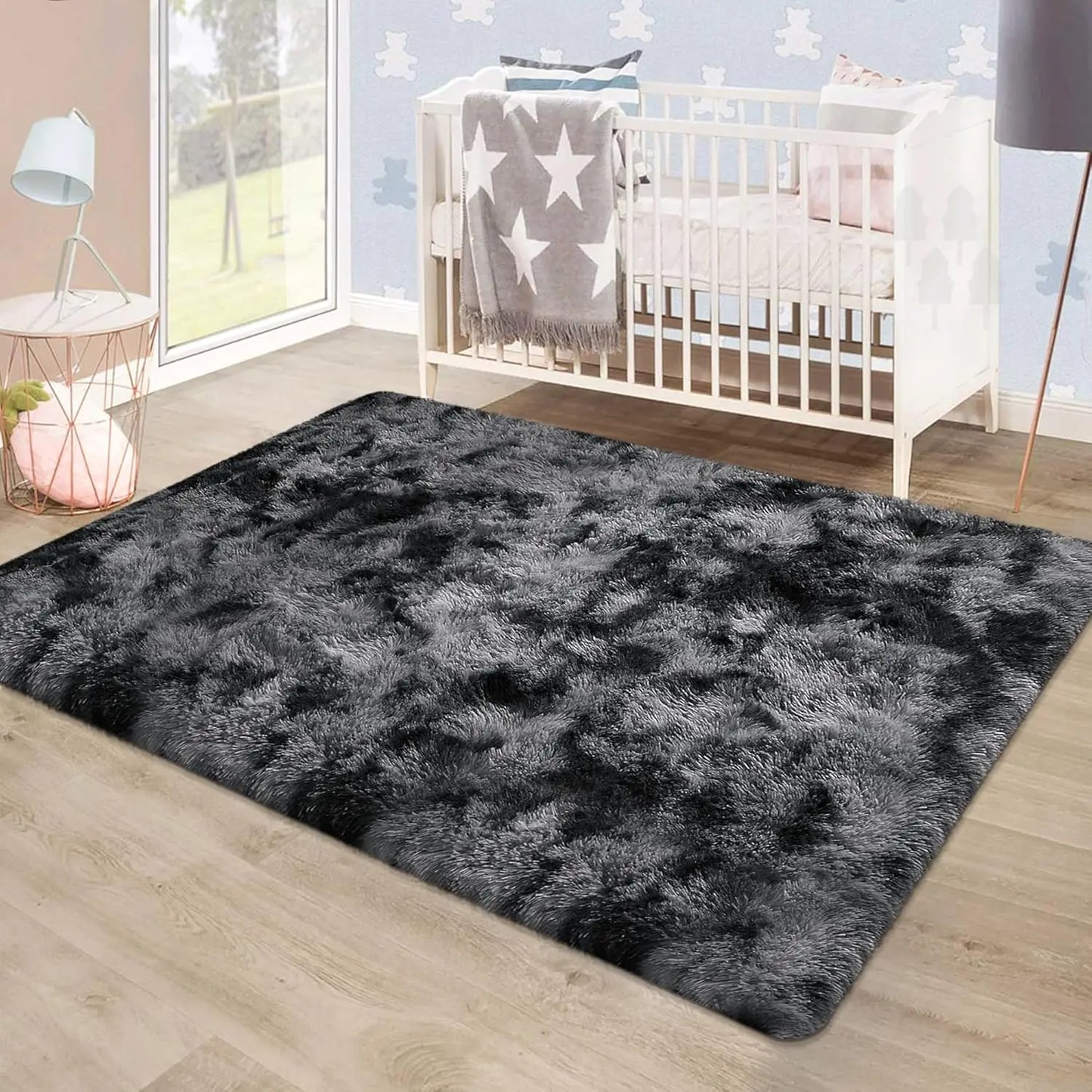 Ultra Soft Shag Area Rug For Bedroom And Living Room Decor