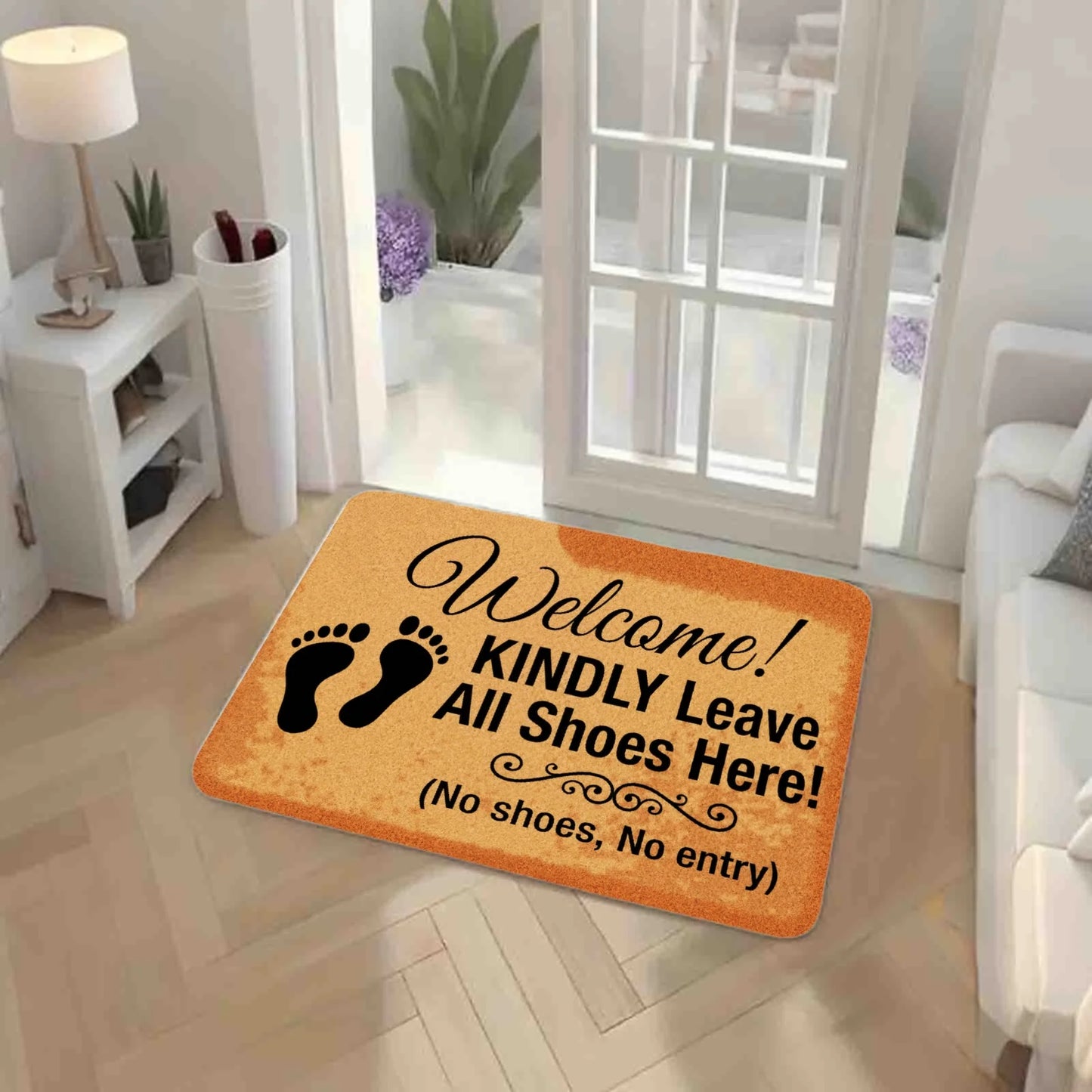 3 Piece Kitchen Floor Mat Decor With Vinyl Backing