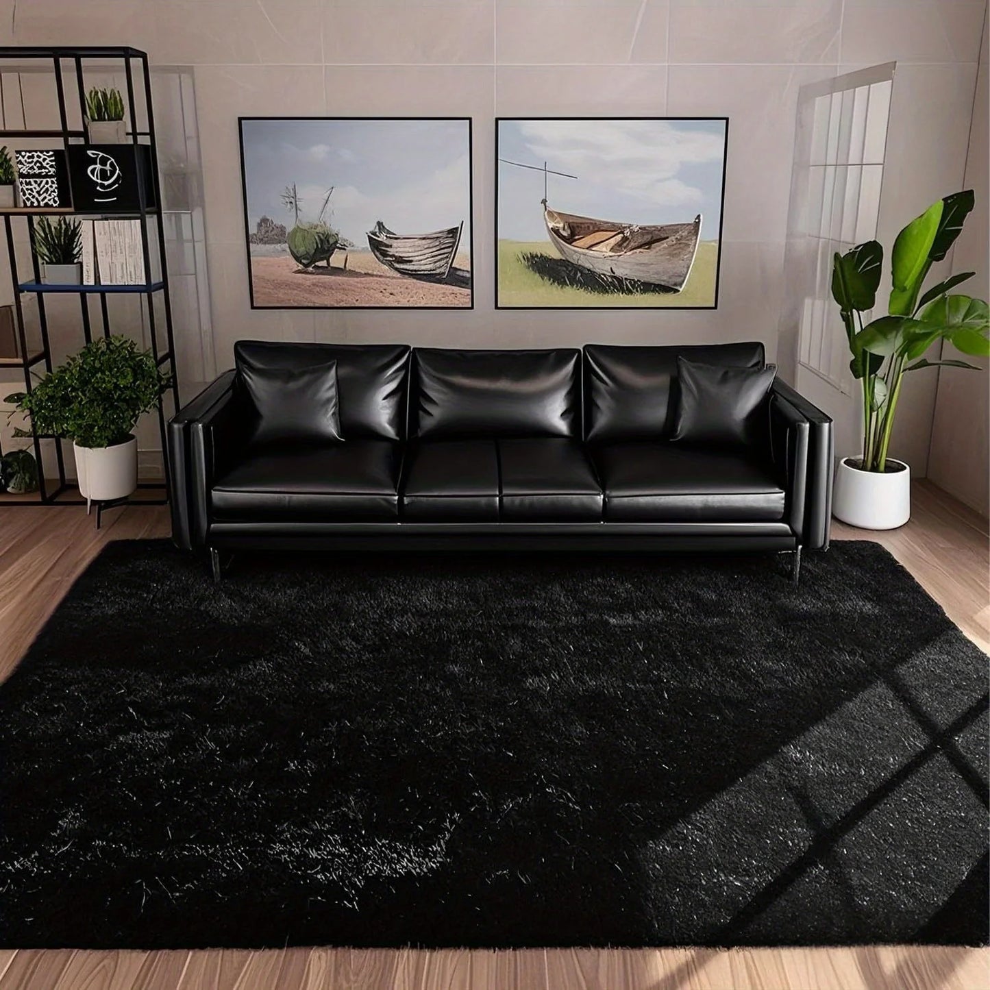 Large Aubusson Plush Area Rug For Living Room And Bedroom
