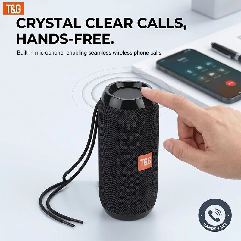 TG Bluetooth Portable Wireless Speaker Featuring Waterproof Stereo Sound