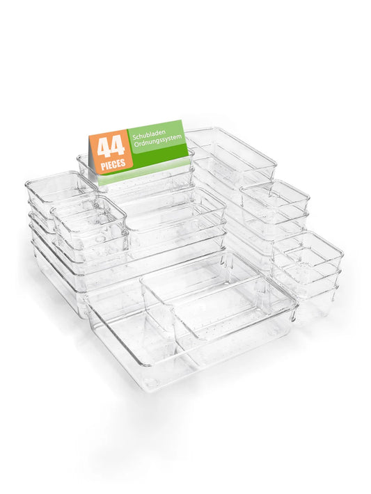 Multi Functional Plastic Drawer Storage Box Organizer Set
