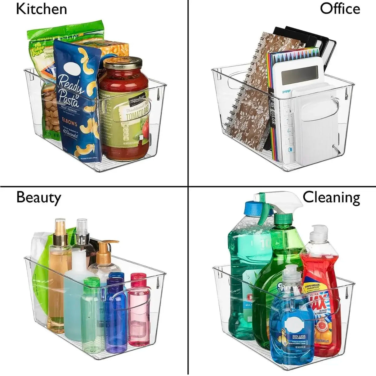 Plastic Storage Containers For Pantry And Kitchen Organization