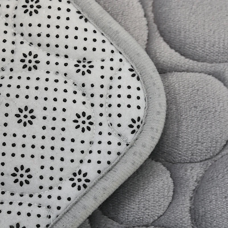 Microfiber Bathroom Floor Mat Set Water Absorbing Non Slip