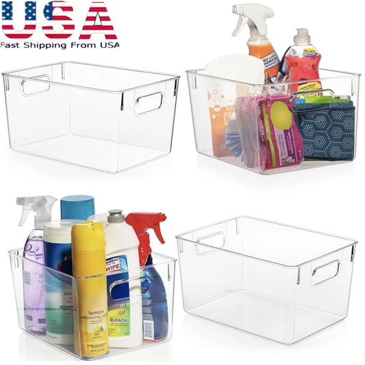Plastic Storage Containers For Pantry And Kitchen Organization