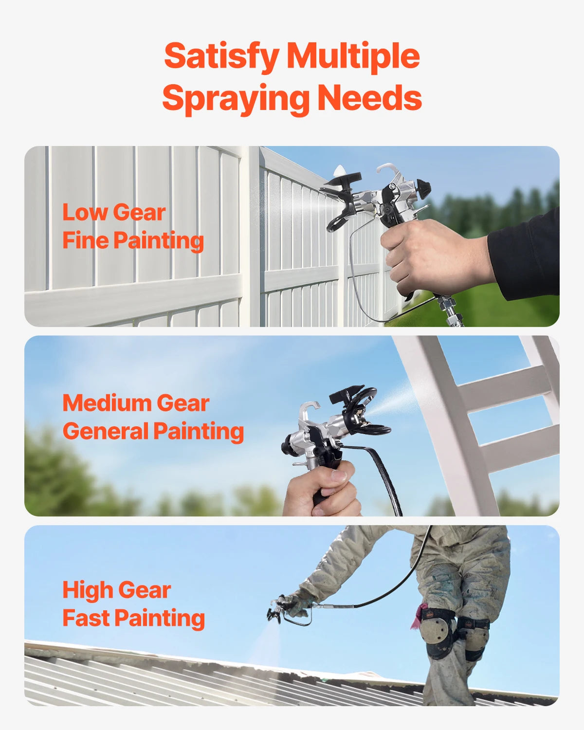 SucceBuy 650W Electric Airless Paint Sprayer Stand Model