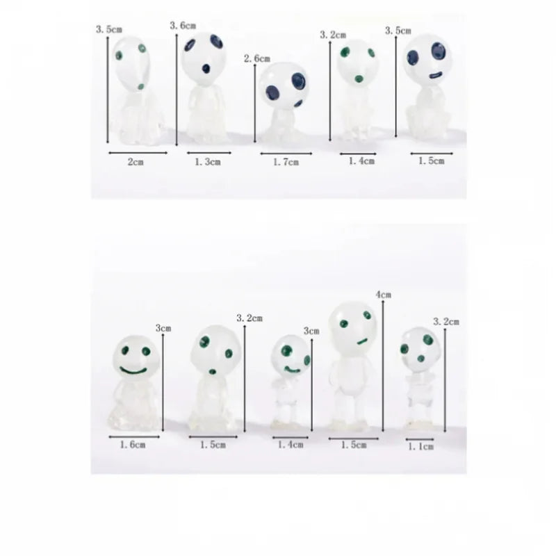 Luminous Ghost Miniature Decor For Micro Landscapes And Fairy Gardens