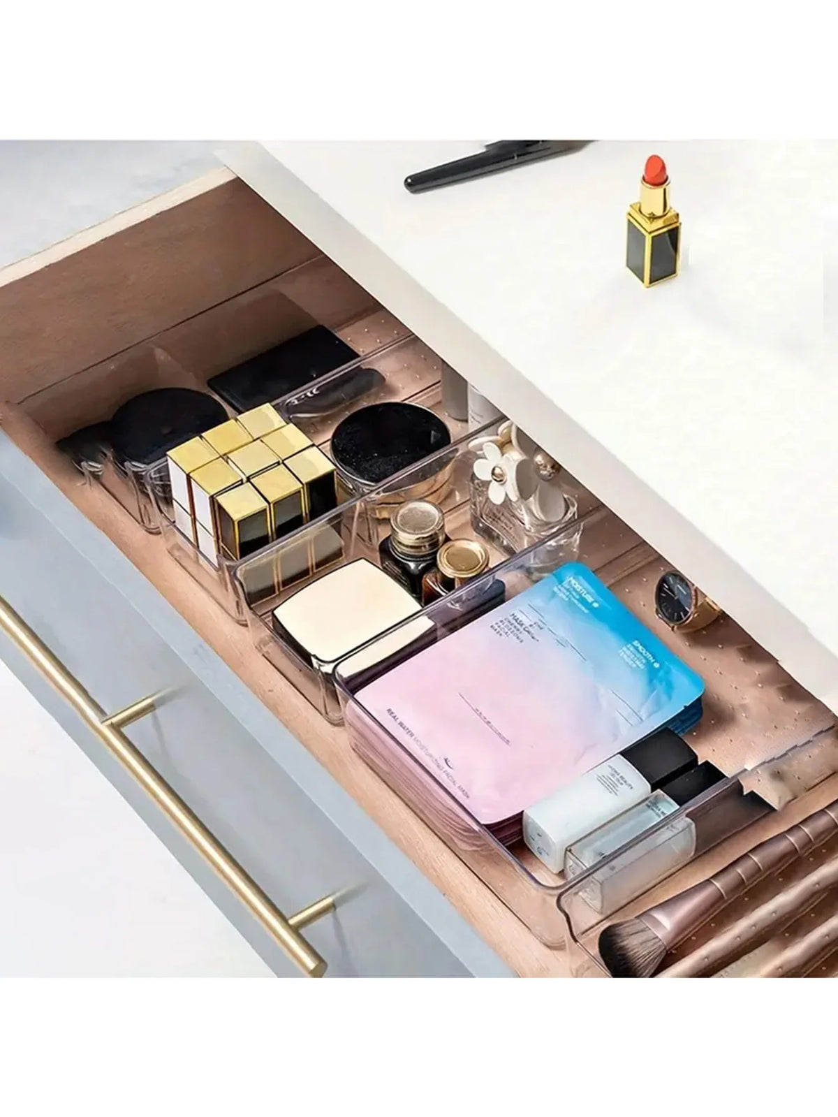 Multi Functional Plastic Drawer Storage Box Organizer Set