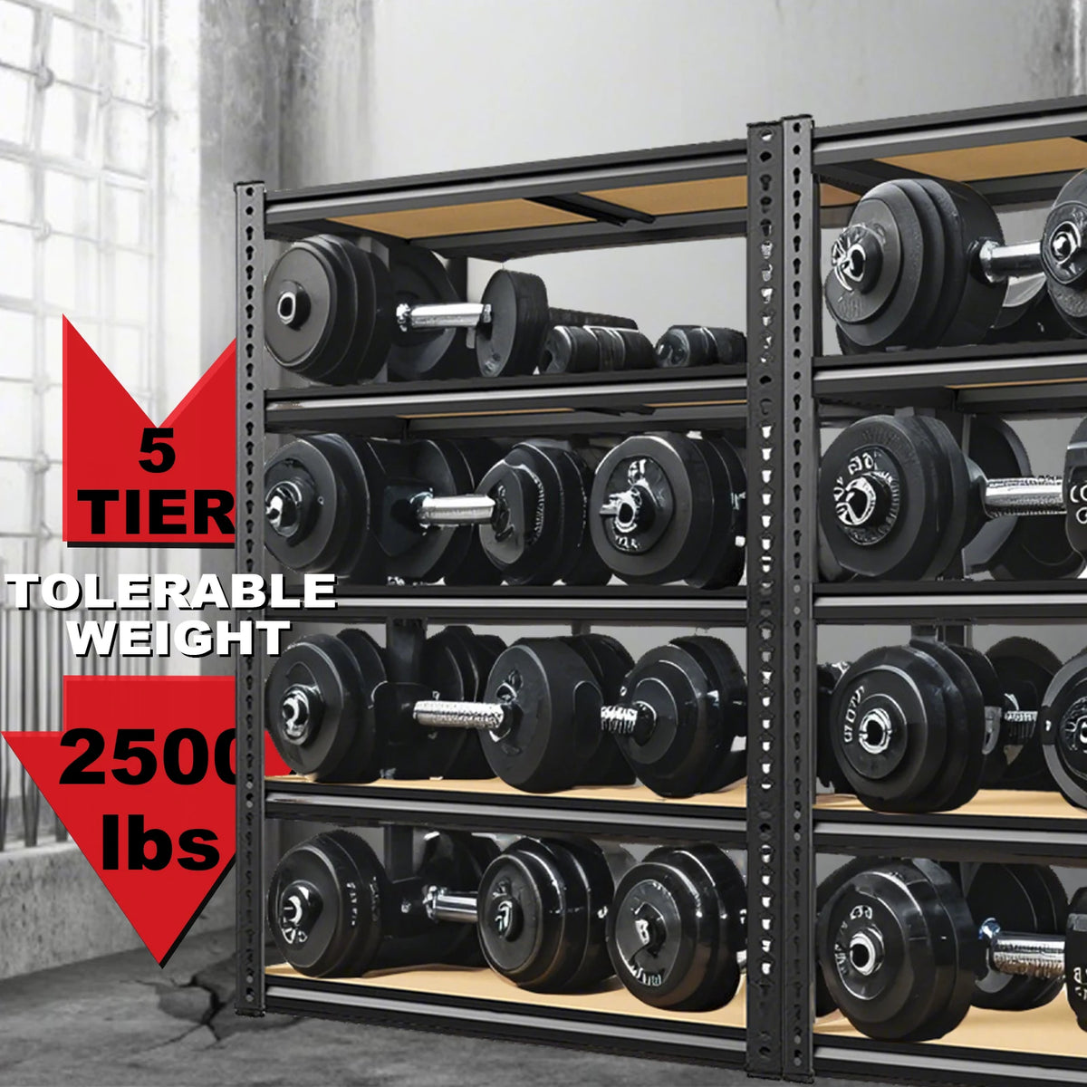 Heavy Duty Adjustable Industrial Storage Metal Shelf Rack Organizer