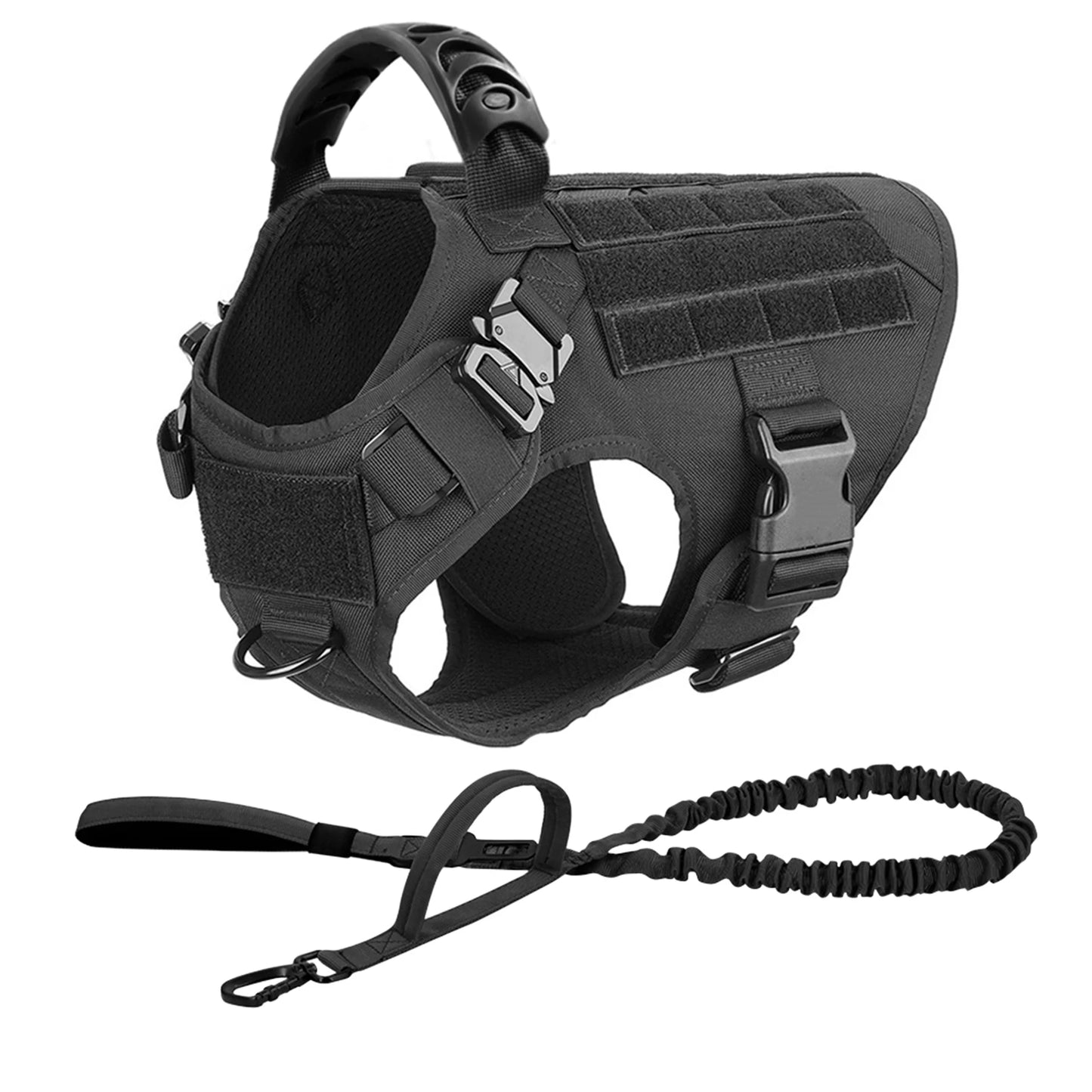 Tactical Dog Harness Leash Set For Large Dogs Malinois