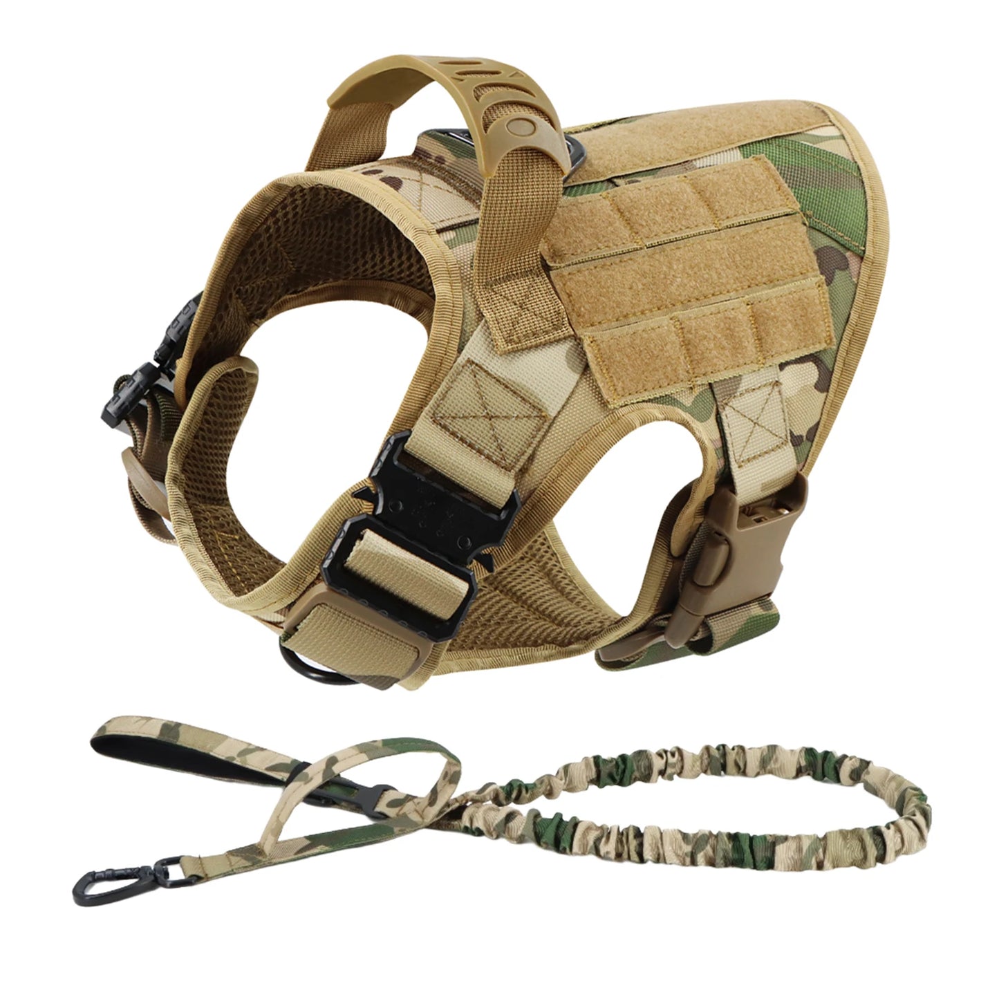 Tactical Dog Harness Leash Set For Large Dogs Malinois