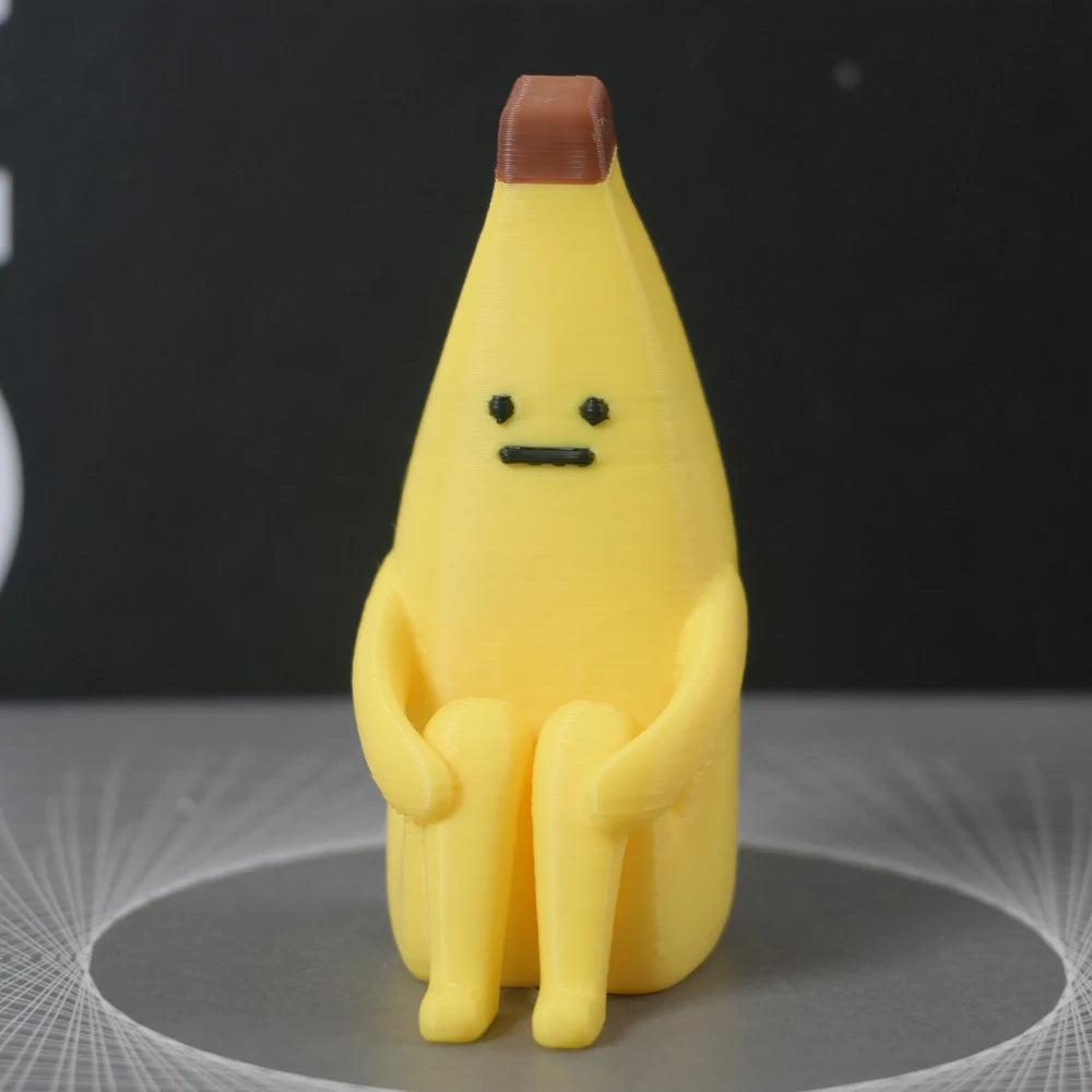 Anxious Banana Printed PLA Figurines Desktop Home Office Decor