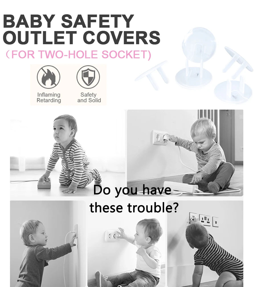 Childproof Electrical Outlet Covers For Baby Safety Protection