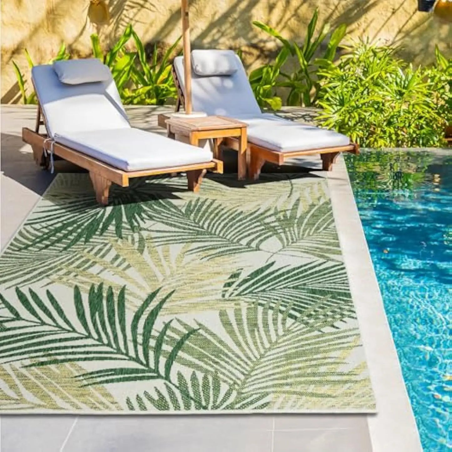 ViKama Modern Non Slip Outdoor Area Rug