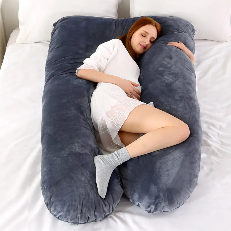 Premium Comfort Full Body Pregnancy Pillow For Maternity Support