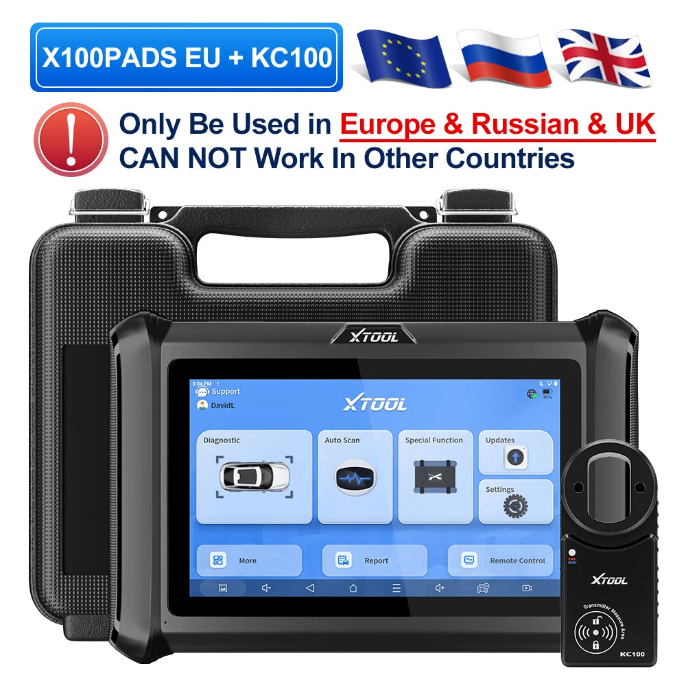 XTOOL X100 PAD V2 IMMO Key Programmer All Key Lost OBD2