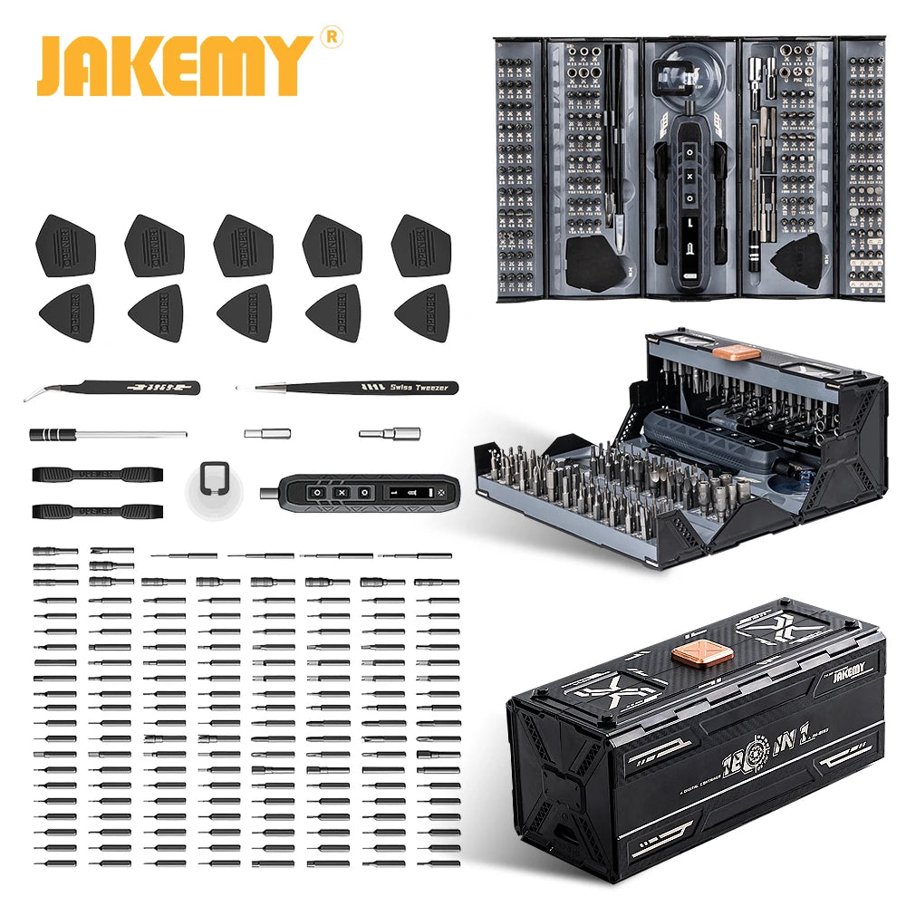 Jakemy 180 In 1 Precision Magnetic Screwdriver Kit For Electronics