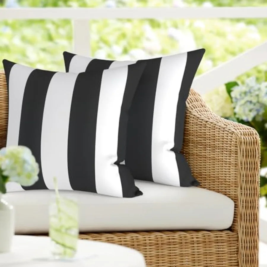 Waterproof Outdoor Square Pillow Covers For Patio Furniture