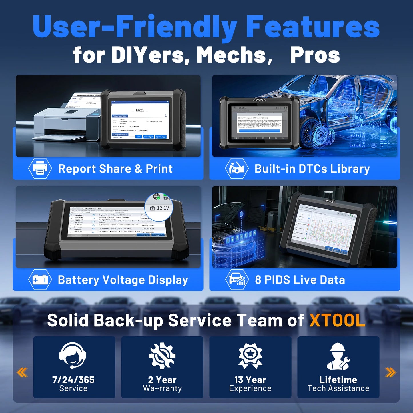 XTOOL X100 PAD V2 IMMO Key Programmer All Key Lost OBD2