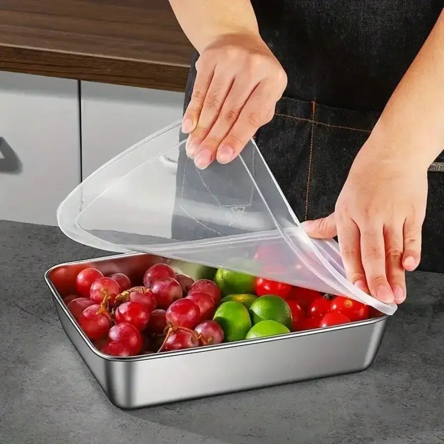 Reusable Leak Proof Stainless Steel Food Storage Containers