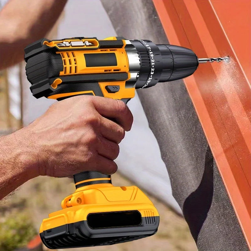 Professional 21V Cordless Drill Driver Kit With LED Light